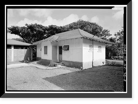 Fumigation Hall, Moloka'i Island, Kalaupapa, Kalawao County, HI - 3 Classic, Antique Poster