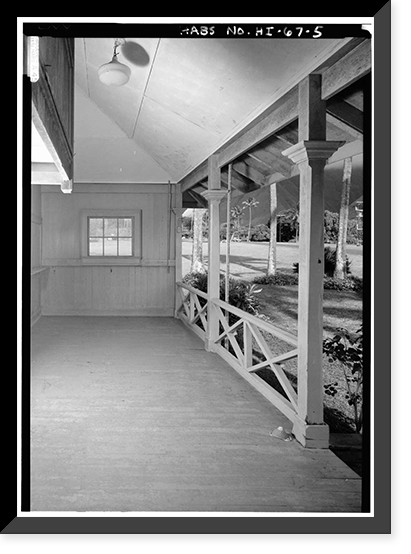 Kalaupapa Social Hall, Moloka'i Island, Kalaupapa, Kalawao County, HI - 5, Vintage Poster