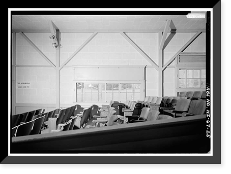 Kalaupapa Social Hall, Moloka'i Island, Kalaupapa, Kalawao County, HI - 25, Vintage Print