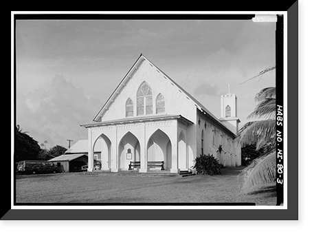 St. Francis Catholic Church, Moloka'i Island, Kalaupapa, Kalawao County, HI - 3, Antique Wall Art