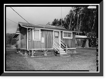 Staff Row, Electrician's Residence, Moloka'i Island, Kalaupapa, Kalawao County, HI - 2, Antique Wall Art