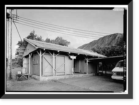 Staff Row, Freezer Shelter, Moloka'i Island, Kalaupapa, Kalawao County, HI, Vintage Poster