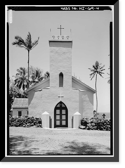 St. Philomena Roman Catholic Church, Moloka'i Island, Kalaupapa vicinity, Kalawao County, HI - 4, Historic Reproduction