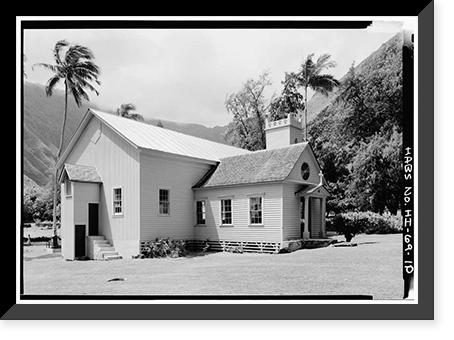 St. Philomena Roman Catholic Church, Moloka'i Island, Kalaupapa vicinity, Kalawao County, HI - 10, Historic Reproduction