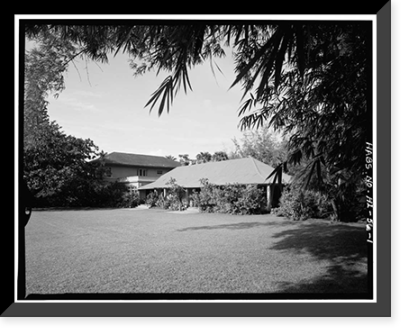Grove Farm, G. N. Wilcox House, Nawiliwili Road (State Route 58), Lihue, Kauai County, HI, Antique Poster