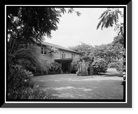 Grove Farm, G. N. Wilcox House, Nawiliwili Road (State Route 58), Lihue, Kauai County, HI - 7, Vintage Print