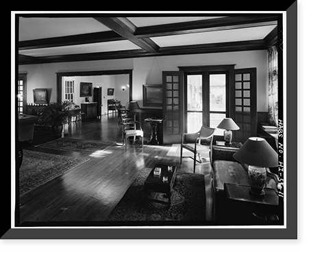 Grove Farm, G. N. Wilcox House, Nawiliwili Road (State Route 58), Lihue, Kauai County, HI - 11, Historic Print