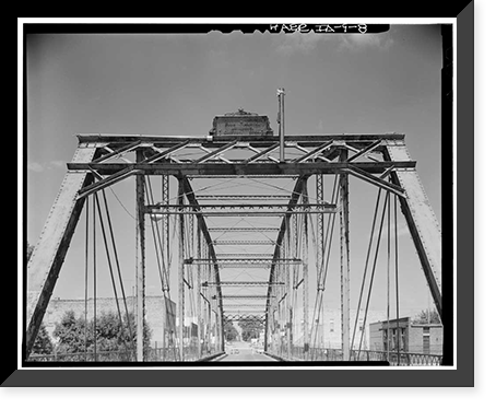 Traer Street Bridge, Spanning Shell Rock River at Traer Street, Greene, Butler County, IA - 8, Antique Print