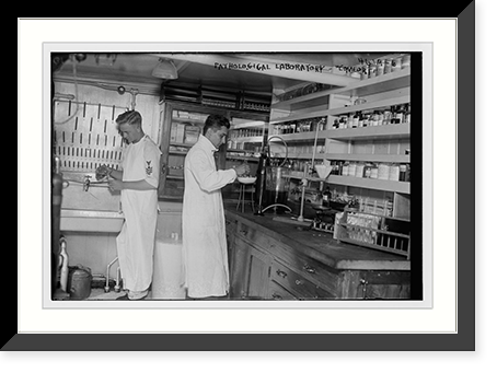 Pathological laboratory - COMFORT Classic, Vintage Wall Art