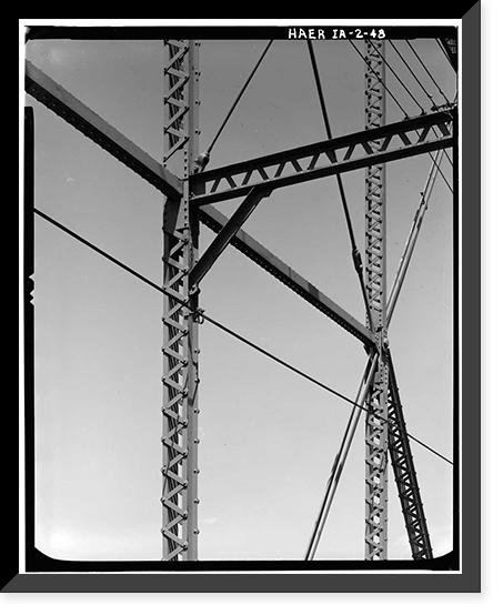 Eagle Point Bridge, Dubuque, Dubuque County, IA - 48, Antique Poster