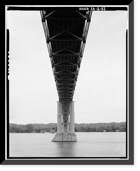 Eagle Point Bridge, Dubuque, Dubuque County, IA - 52, Vintage Wall Art
