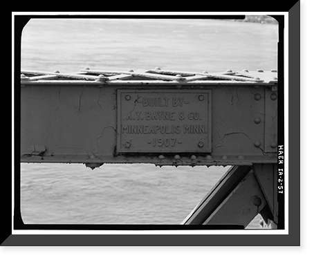 Eagle Point Bridge, Dubuque, Dubuque County, IA - 57, Vintage Wall Art