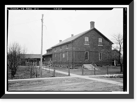 Pitz Meetinghouse, State Route 220 Vicinity, Amana, Iowa County, IA, Historic Reproduction