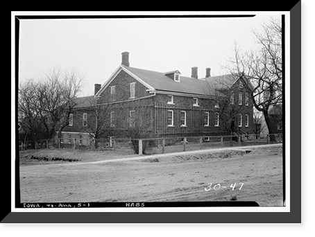 W. F. Moershal House, State Route 220, Amana, Iowa County, IA Classic, Antique Poster