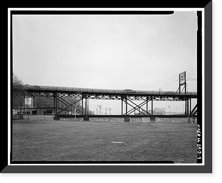 Keokuk & Hamilton Bridge, Spanning Mississippi River, Keokuk, Lee County, IA - 9, Antique Print