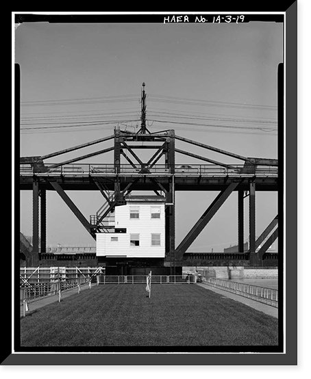 Keokuk & Hamilton Bridge, Spanning Mississippi River, Keokuk, Lee County, IA - 19, Vintage Wall Art