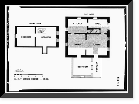 M. R. Tidrick House, 122 South Fourth Avenue, Winterset, Madison County, IA - 2, Vintage Wall Art
