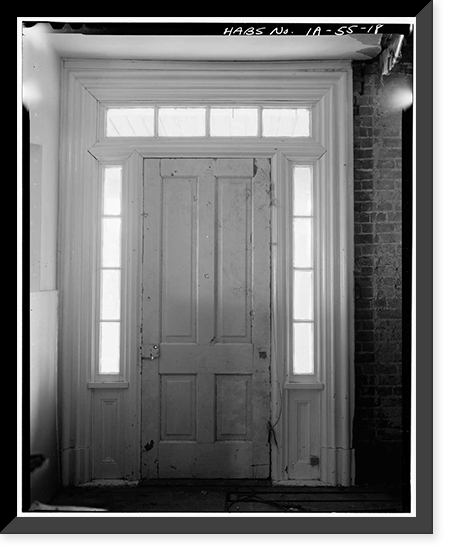 John Reichard House, State Route 92 vicinity, Knoxville vicinity, Marion County, IA - 18, Vintage Print