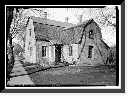 Dr. Joost Roelofsz House, 1008-10 Main Street (Reformation Avenue), Pella, Marion County, IA - 2, Historic Reproduction