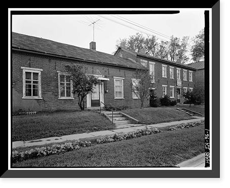 Central College, Temporary Quarters, 1107 West Washington Street, Pella, Marion County, IA, Vintage Poster