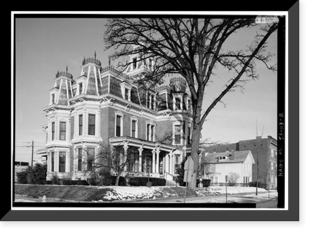 J. Monroe Parker House, Main & Twelfth Streets, Davenport, Scott County, IA - 2, Antique Wall Art