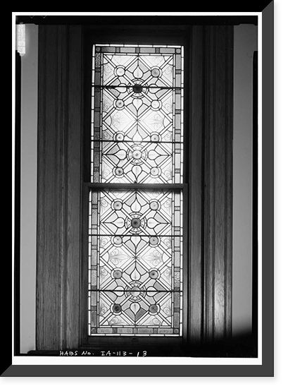 J. Monroe Parker House, Main & Twelfth Streets, Davenport, Scott County, IA - 13, Antique Wall Art
