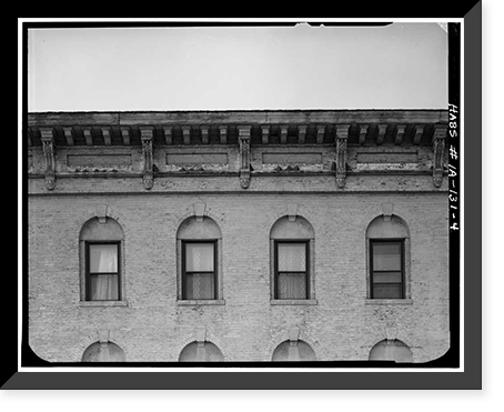 George M. Schmidt Block, 301-303 West Second Street, Davenport, Scott County, IA - 4, Vintage Wall Art