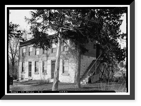 Benjamin Franklin Pearson House, Dodge Street, Keosauqua, Van Buren County, IA - 2, Vintage Wall Art