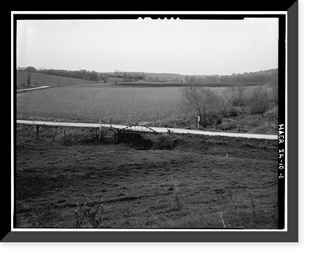 Eureka Bridge, Spanning Yellow River (Moved to City Park, Castali, Frankville vicinity, Winneshiek County, IA, Vintage Poster