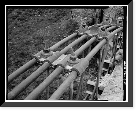 Eureka Bridge, Spanning Yellow River (Moved to City Park, Castali, Frankville vicinity, Winneshiek County, IA - 12, Historic Reproduction