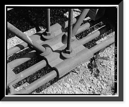 Eureka Bridge, Spanning Yellow River (Moved to City Park, Castali, Frankville vicinity, Winneshiek County, IA - 19 Classic, Vintage Poster