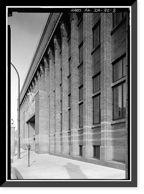 Historic Framed Print, Woodbury County Courthouse, Seventh & Douglas Streets, Sioux City, Woodbury County, IA - 8,  17-7/8" x 21-7/8"