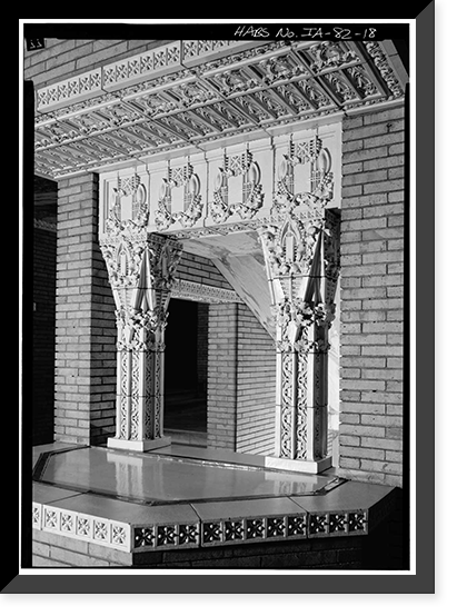 Woodbury County Courthouse, Seventh & Douglas Streets, Sioux City, Woodbury County, IA - 18, Vintage Poster