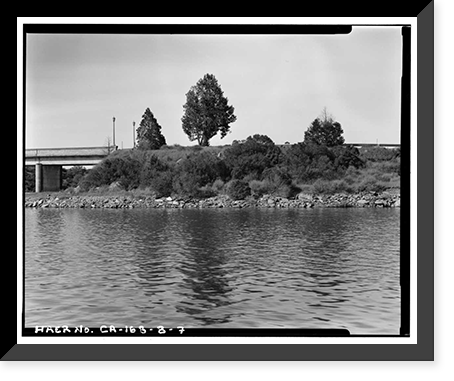 Pardee Dam, South Spillway, Mokulumne River, Valley Springs vicinity, Calaveras County, CA - 7, Historic Reproduction