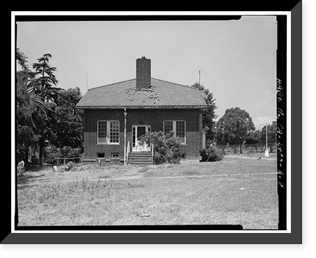 Whittier State School, Hospital & Receiving Building, 11850 East Whittier Boulevard, Whittier, Los Angeles County, CA - 8, Historic Print