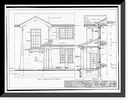 Whittier State School, Hospital & Receiving Building, 11850 East Whittier Boulevard, Whittier, Los Angeles County, CA - 29, Antique Poster