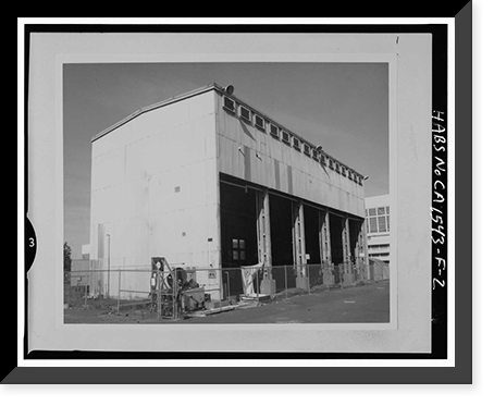 Mare Island Naval Shipyard, Chemical Cleaning Facility, North of Fourteenth Street, between California & R, Vallejo, Solano County, CA - 2, Vintage Poster