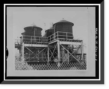 Mare Island Naval Shipyard, Acid Mixing Facility, California Avenue & E Street, Vallejo, Solano County, CA - 6, Antique Print