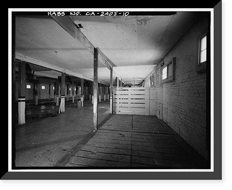 Presidio of San Francisco, Cavalry Stables, Cowles Street, between Lincoln Boulevard & McDowel, San Francisco, San Francisco County, CA - 10, Historic Reproduction