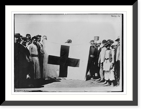Historic Framed Print, Red Cross - 2,  17-7/8" x 21-7/8"