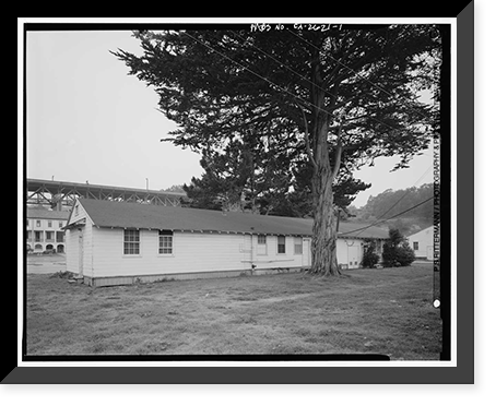 Presidio of San Francisco, Recreation Building Type, West end of Crissy Field, San Francisco, San Francisco County, CA, Vintage Wall Art