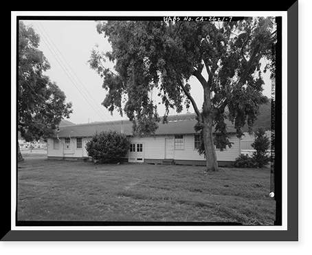 Historic Framed Print, Presidio of San Francisco, Recreation Building Type, West end of Crissy Field, San Francisco, San Francisco County, CA - 7,  17-7/8" x 21-7/8"