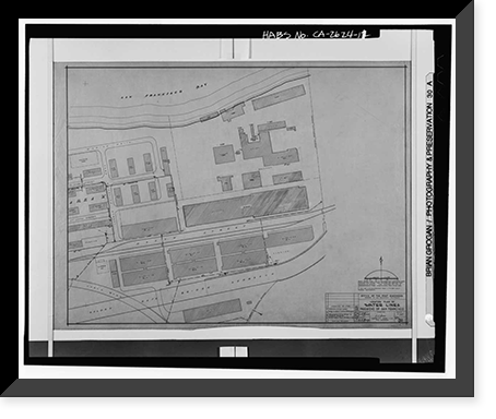 Presidio of San Francisco, Storehouse & Administration, Crissy Field North cantonment, Allen Street, San Francisco, San Francisco County, CA - 11, Antique Poster
