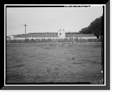 Presidio of San Francisco, Post Engineer's Headquarters Office, Crissy Field North cantonment, San Francisco, San Francisco County, CA - 4, Vintage Poster