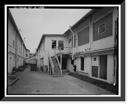 Presidio of San Francisco, Letterman General Hospital, Building No. 27, Letterman Hospital Complex, Edie Road, San Francisco, San Francisco County, CA - 12, Vintage Print