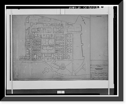 Presidio of San Francisco, Letterman General Hospital, Building No. 27, Letterman Hospital Complex, Edie Road, San Francisco, San Francisco County, CA - 36, Antique Wall Art