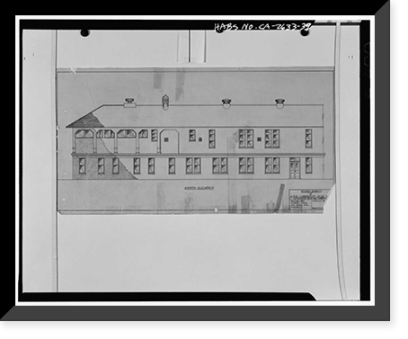 Presidio of San Francisco, Letterman General Hospital, Building No. 27, Letterman Hospital Complex, Edie Road, San Francisco, San Francisco County, CA - 39 Classic, Historic Print