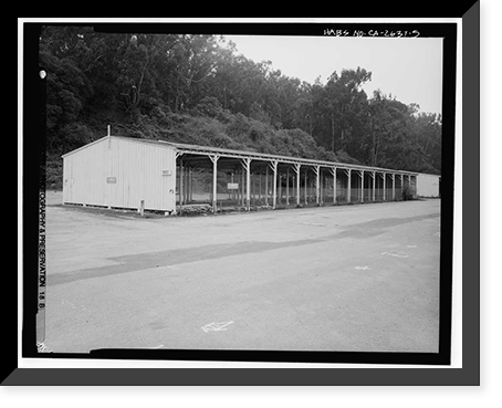 Presidio of San Francisco, Motor Vehicle Shed Type, West end of Crissy Field, San Francisco, San Francisco County, CA - 5 Classic, Historic Print