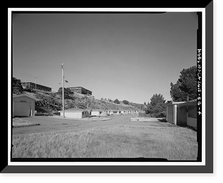 Mill Valley Air Force Station, Military Family Housing, East of Ridgecrest Boulevard, Mount Tamalpais, Mill Valley vicinity, Marin County, CA - 4, Vintage Wall Art