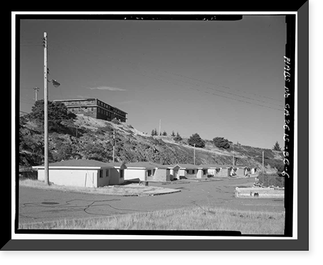 Historic Framed Print, Mill Valley Air Force Station, Military Family Housing, East of Ridgecrest Boulevard, Mount Tamalpais, Mill Valley vicinity, Marin County, CA - 6,  17-7/8" x 21-7/8"